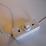 Enamelled tole articulated lamp - 2 arms - 70s