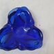 Murano ashtray royal blue glass paste