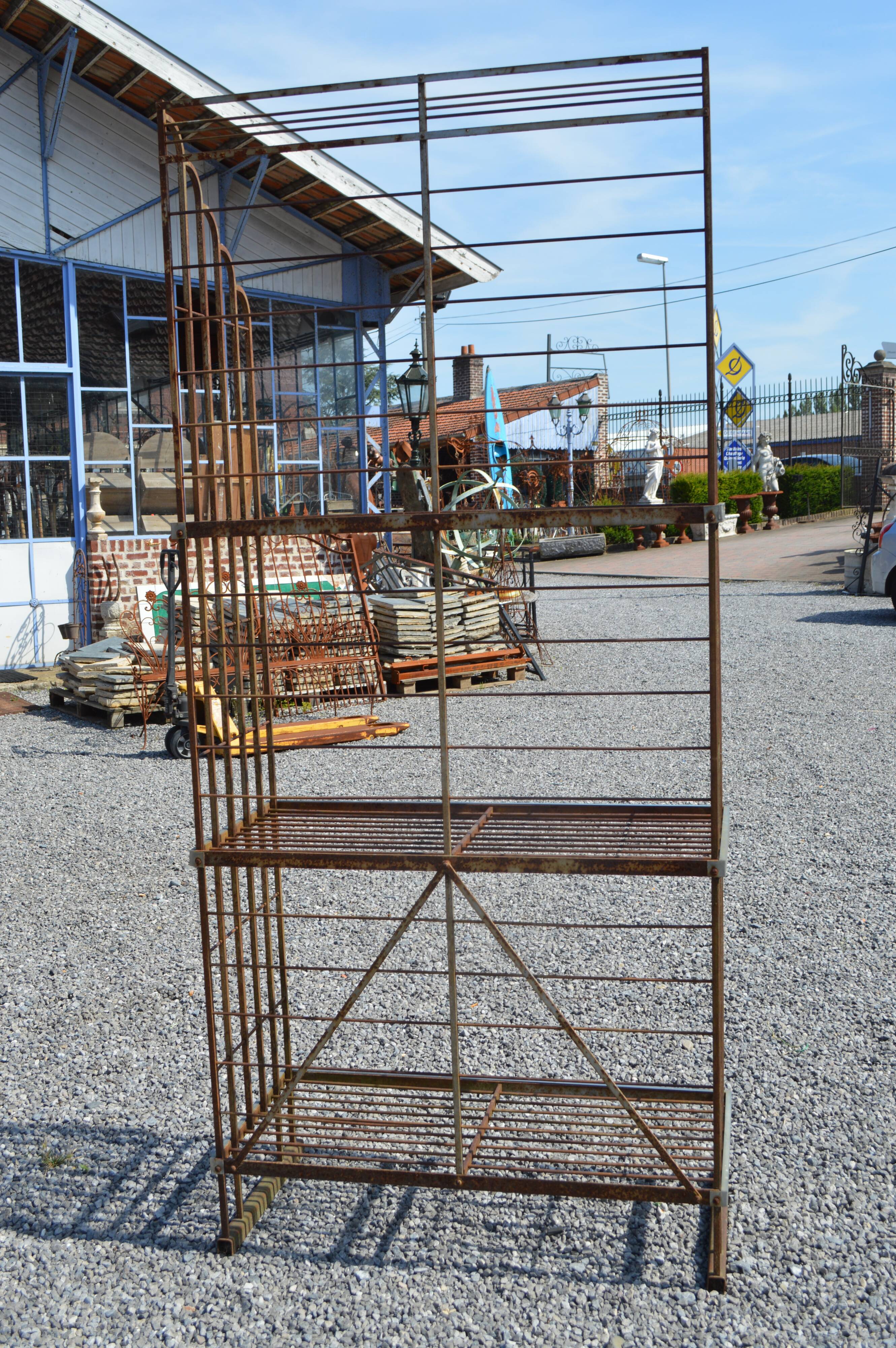 Iron bakery shelf