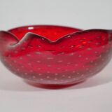 Carlo scarpa venini murano glass bowl