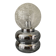 Space Age lamp in chrome metal and glass