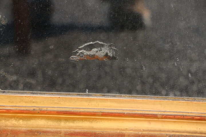 Golden 97x142cm mirror