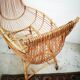 Berceau en rotin vintage