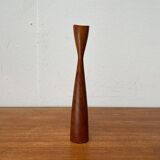 Mid-Century Danish Teak Tulip Candle Holder, 1960s