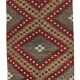 Turkish Handmade Vintage Anatolian Kilim 86 cm x 373 cm