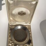 Baby plate silver metal spoon silver 30s