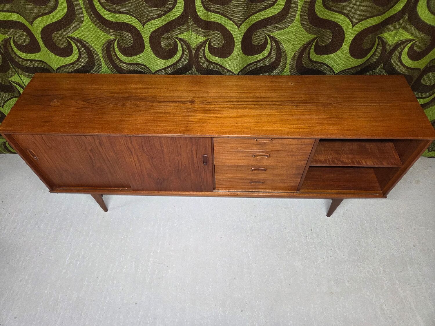 Scandinavian teak enfilade 1960