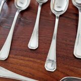 Christofle - Set of 12 Tosca table spoons in silver-plated metal