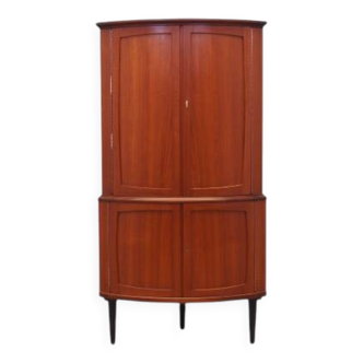 Mahogany corner cabinet, Danish design, 1970s, production: Denmark