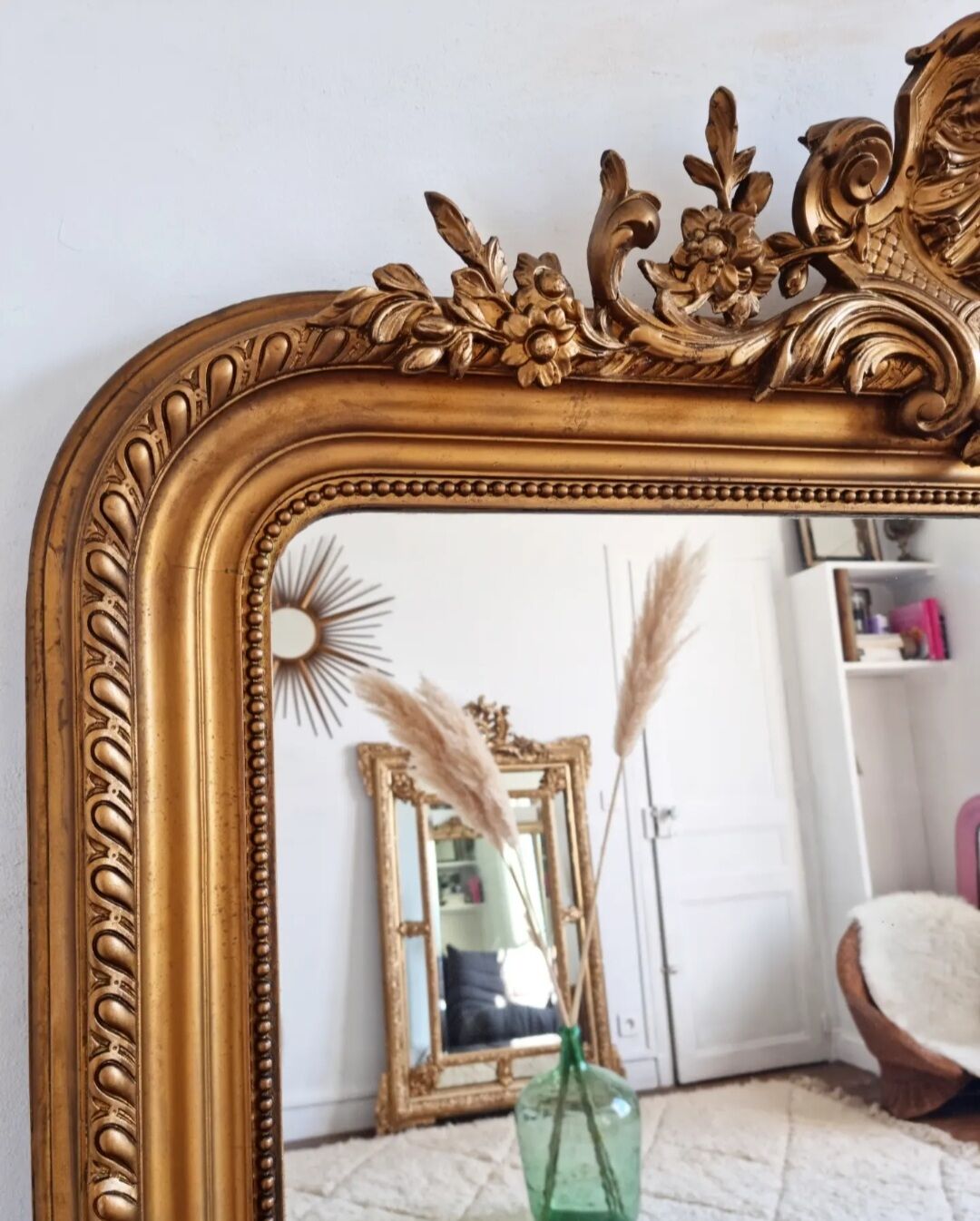 Old mirror Louis Philippe 104x155cm