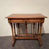 Walnut desk table 1900
