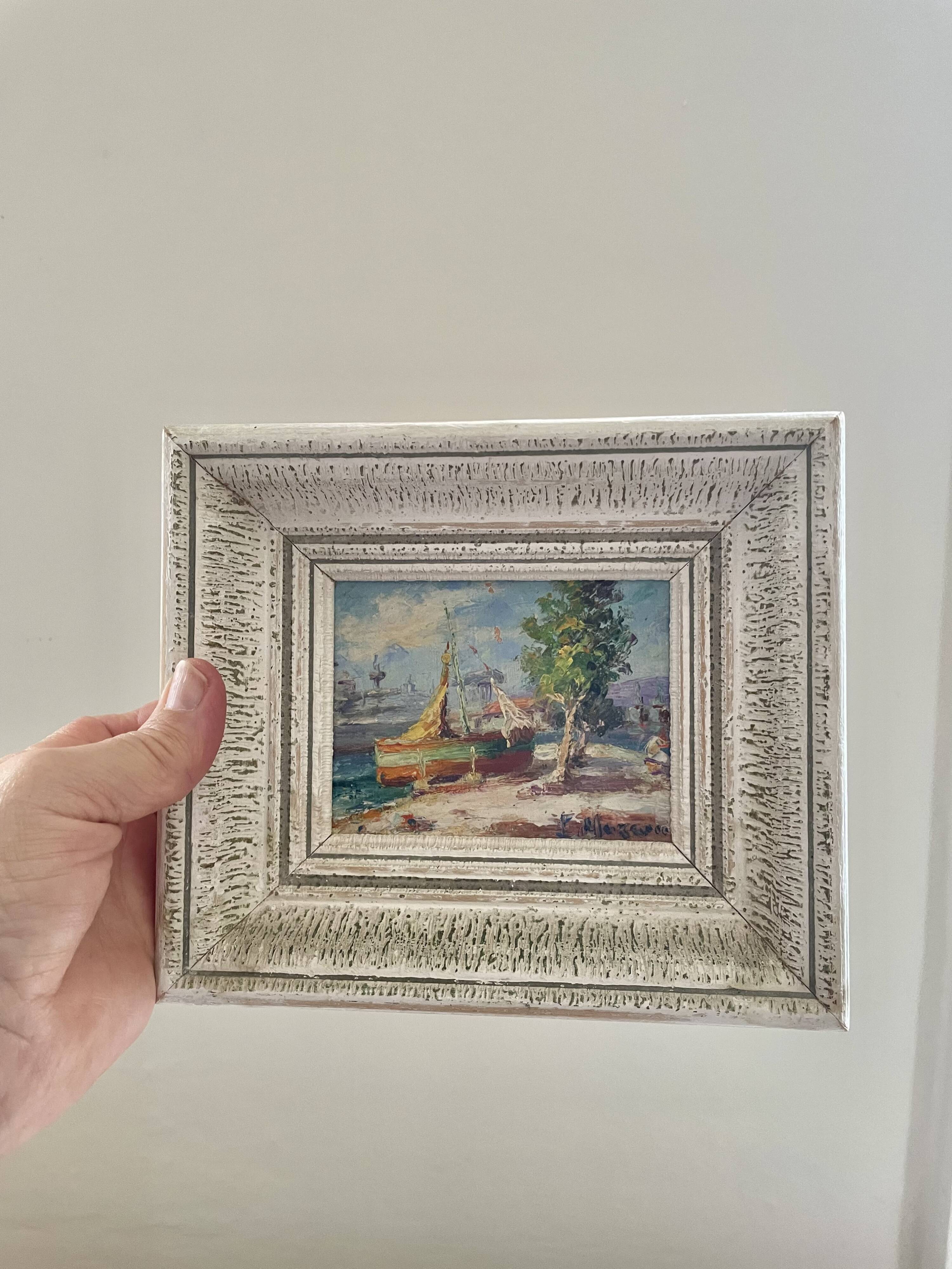 Brittany marine painting 1957