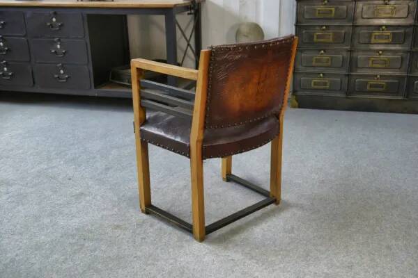 Fauteuil moderne cuir 1940’s