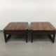 Set of 2 Percival Lafel Mid-century Brazilian side tables, 1970's