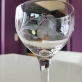 Set of 6 stemmed glasses