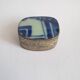 Old metal box and faience twentieth
