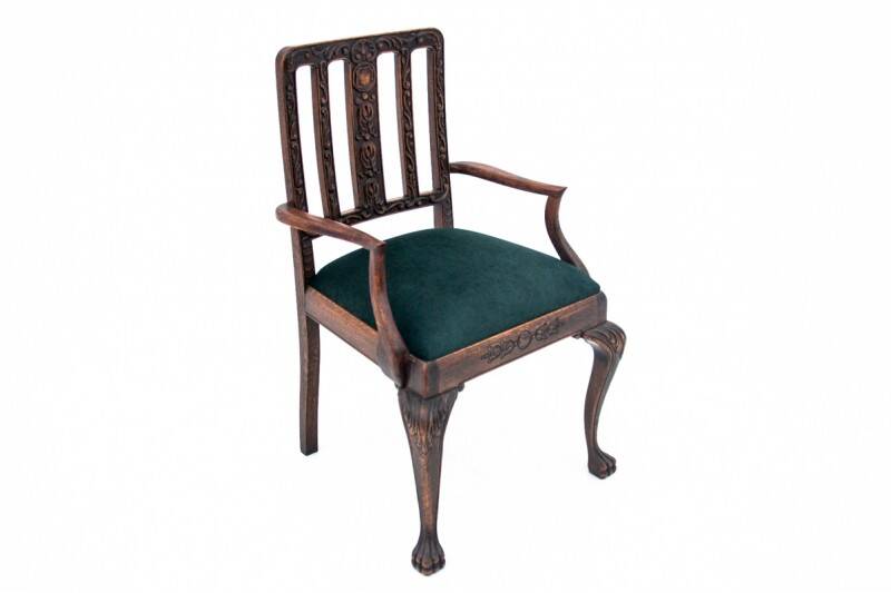 Fauteuil de style Chippendale, vers 1900, restauré