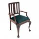 Fauteuil de style Chippendale, vers 1900, restauré