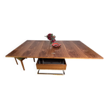 Multifunctional design dining table to coffee table