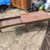 1m19x53 cm old rustic farmhouse coffee table