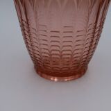 Art Deco Glass Vase Val Saint-Lambert model Thémis, Luxval collection, 1930s