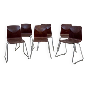 suite de 6 chaises S22 - 1970