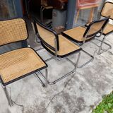 Serie de 4 Chaises B32 de Marcel Breuer