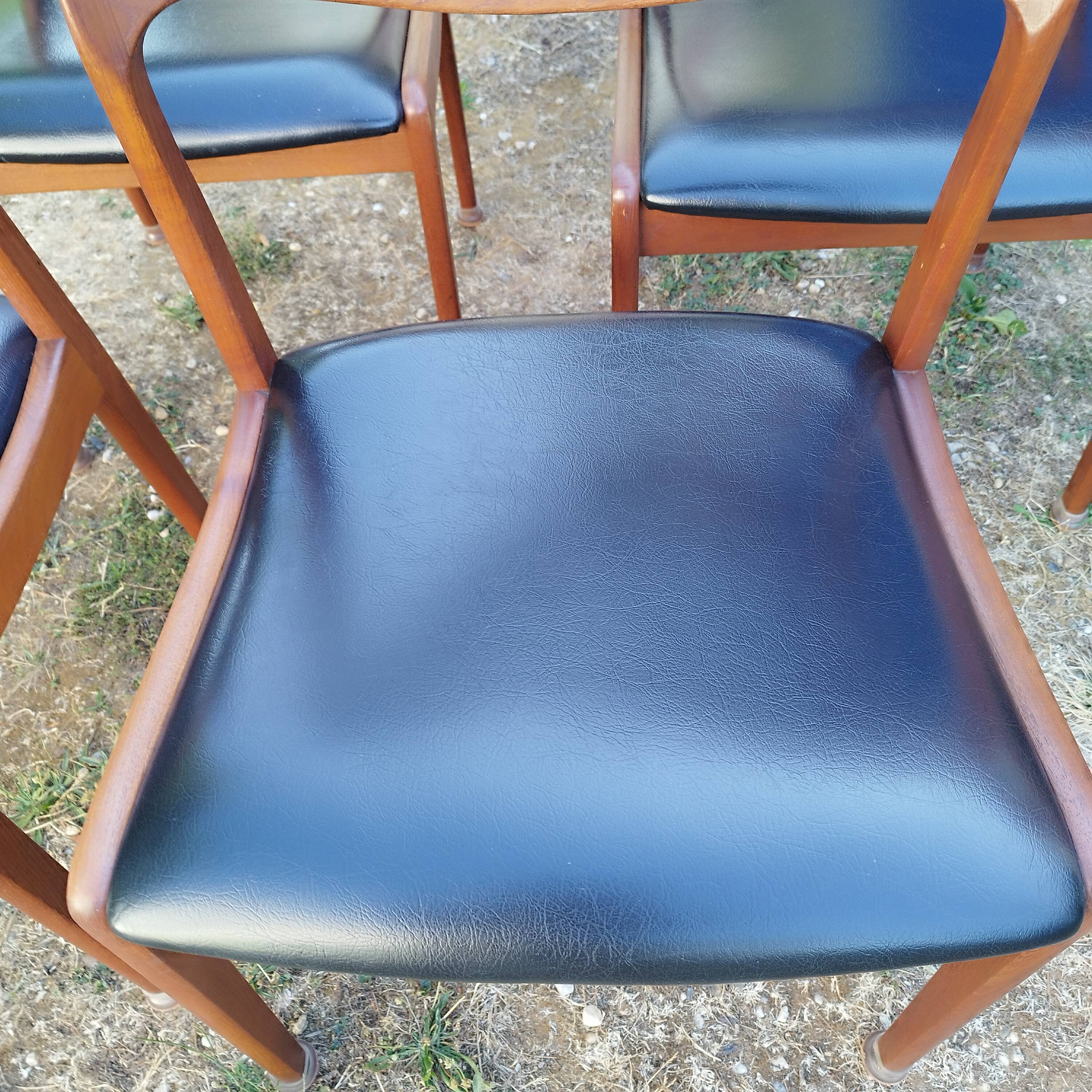 Scandinavian chairs in teak
