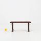 Rustic hand crafted wooden stool, France ca. 1880