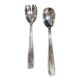 Silver-plated salad servers