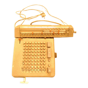 Calculatrice manuelle, monroe vintage