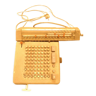 Manual calculator, monroe vintage 1960