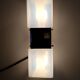 Two-Light Murano Glass and Chrome-plated Metal Sconce by Carlo Nason for Ma