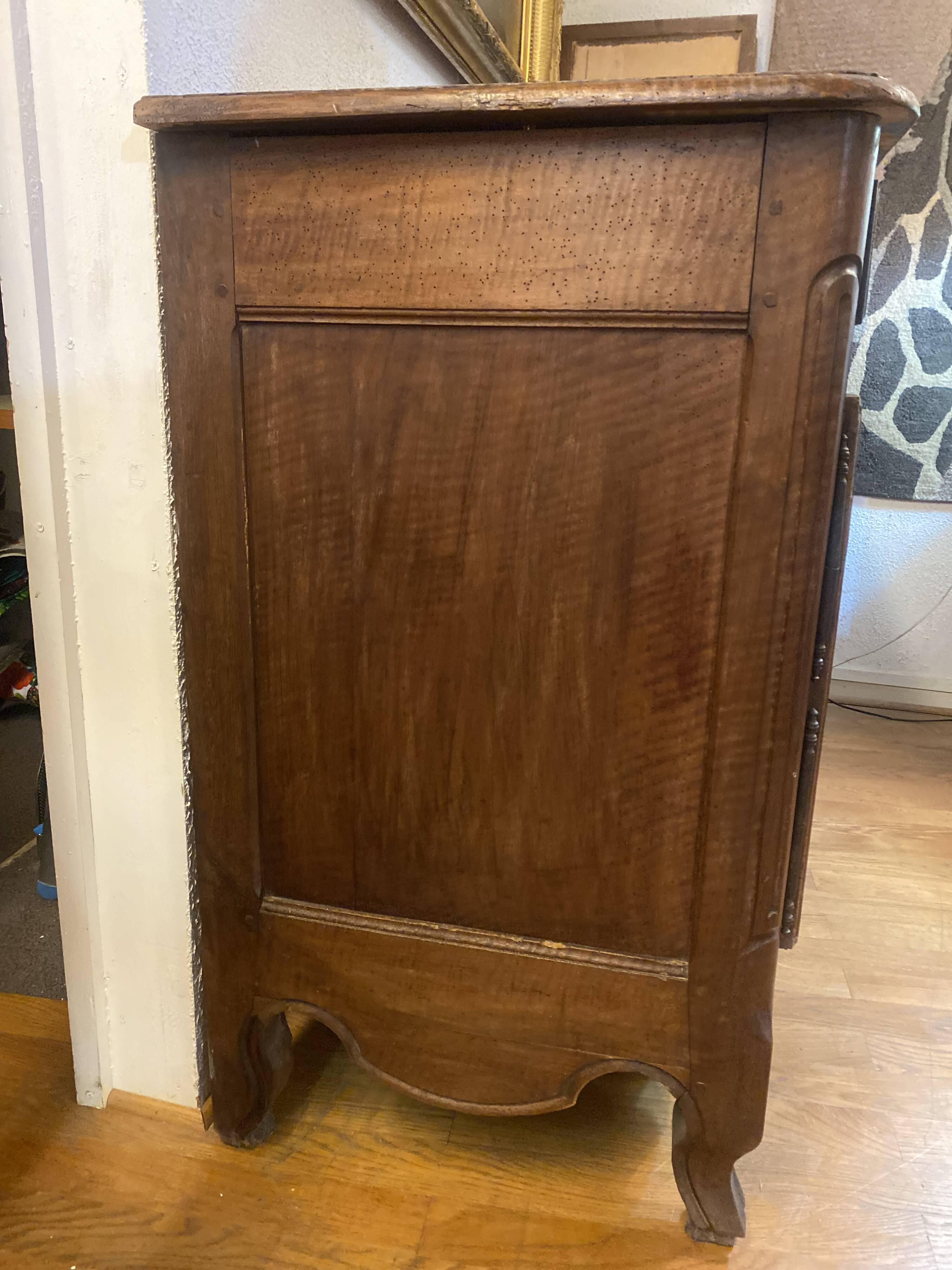 Important Louis XV style walnut sideboard.