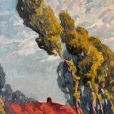 Country house landscape