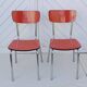 Paire de chaises en formica vintage