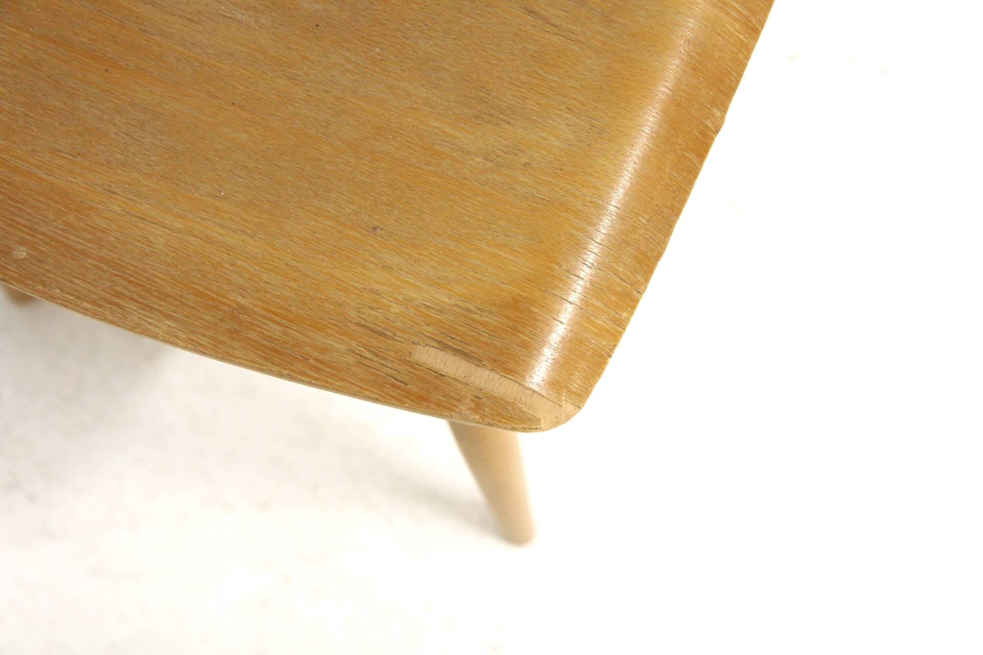 Set of 2 Scandinavian "Pinnstol" chairs in beech, Sweden, 1960