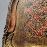 Large rectangular Venetian Florentine tray