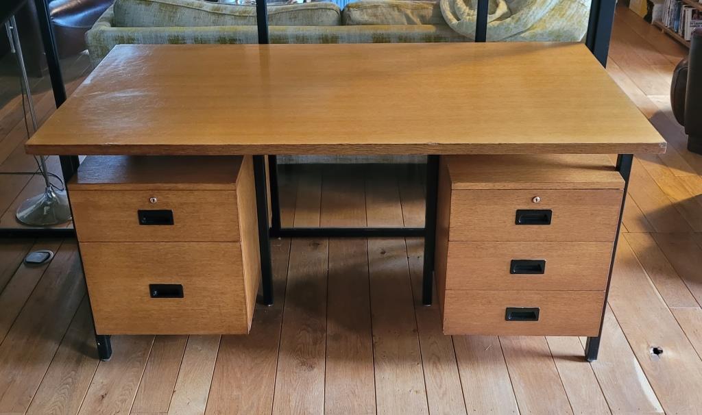 Wood and metal office 70s
