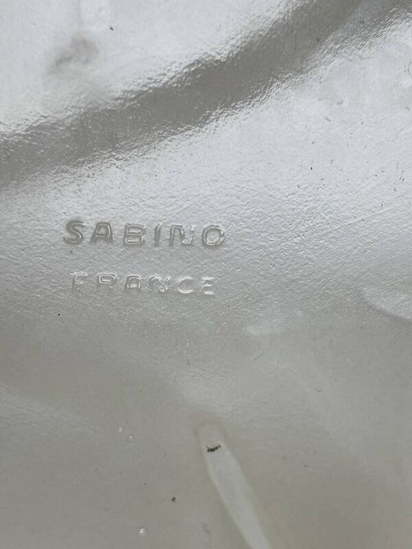 Plafonnier Sabino vasque art-déco signé 1930 France