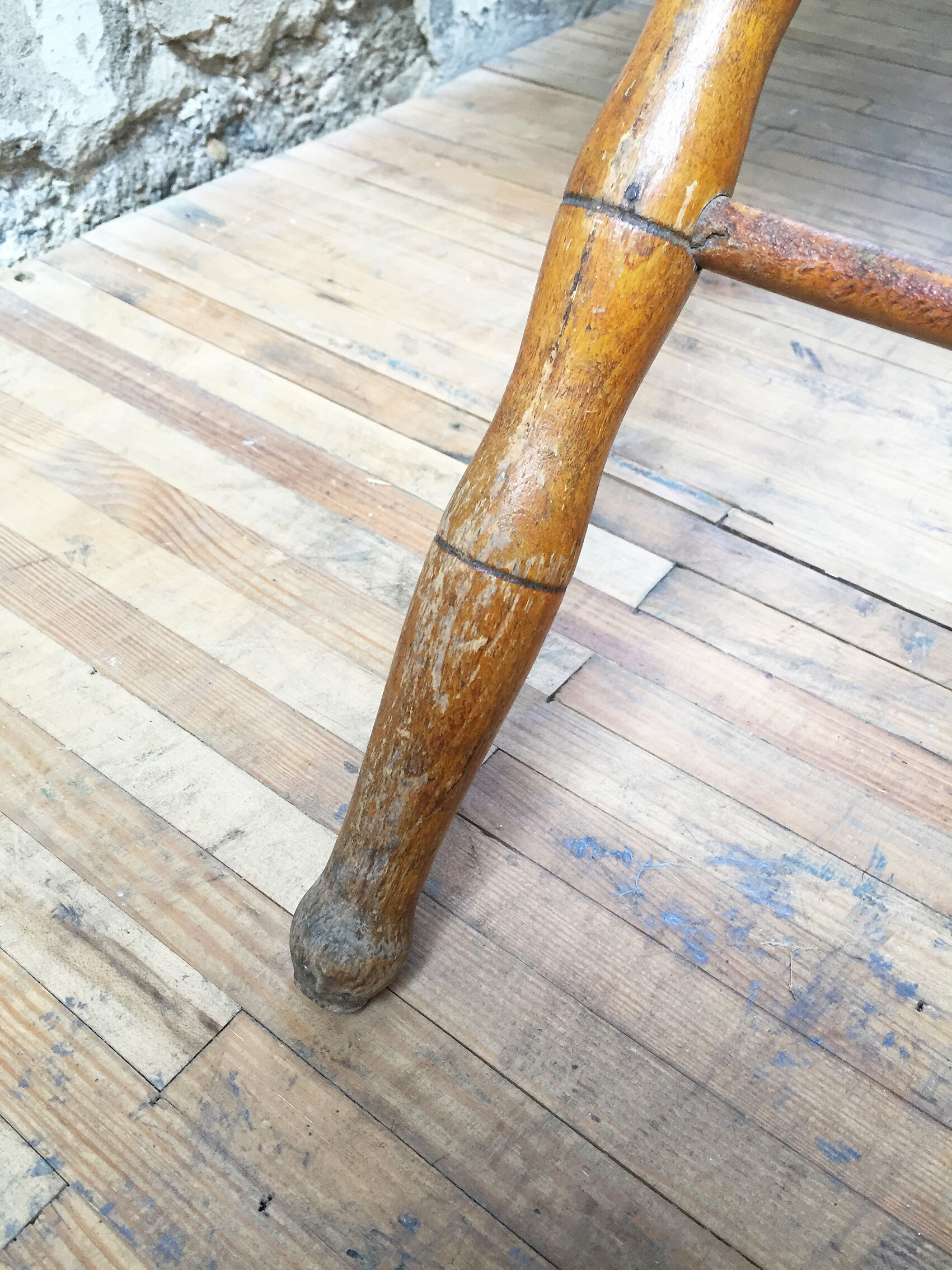 Bamboo imitation folding table