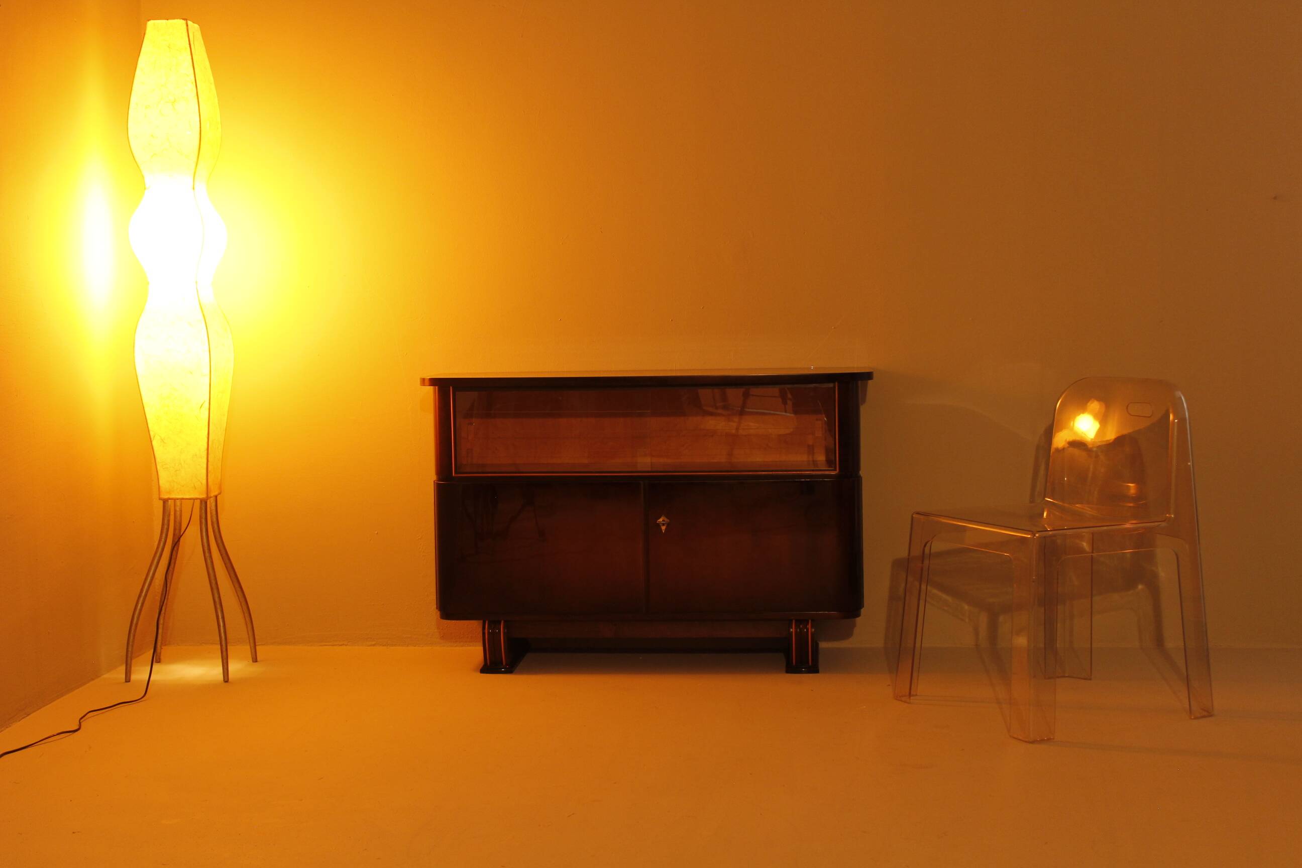 Sideboard with Display Cabinet by Schwaco-Möbel-Werk, Herford, Germany 1960