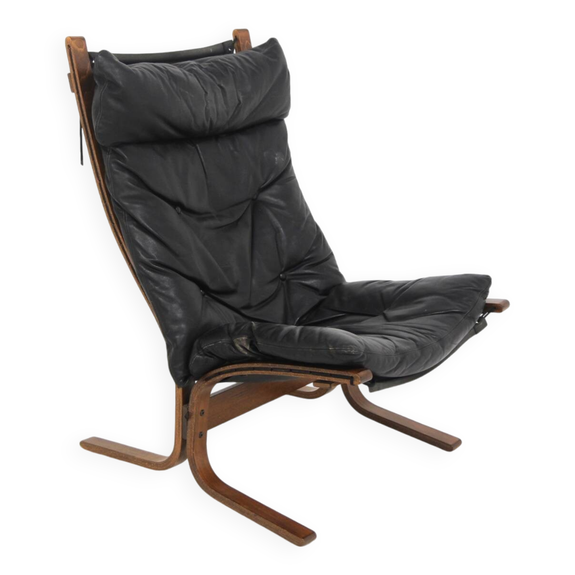 Siesta leather armchair, Ingmar Relling, Norway, 1960