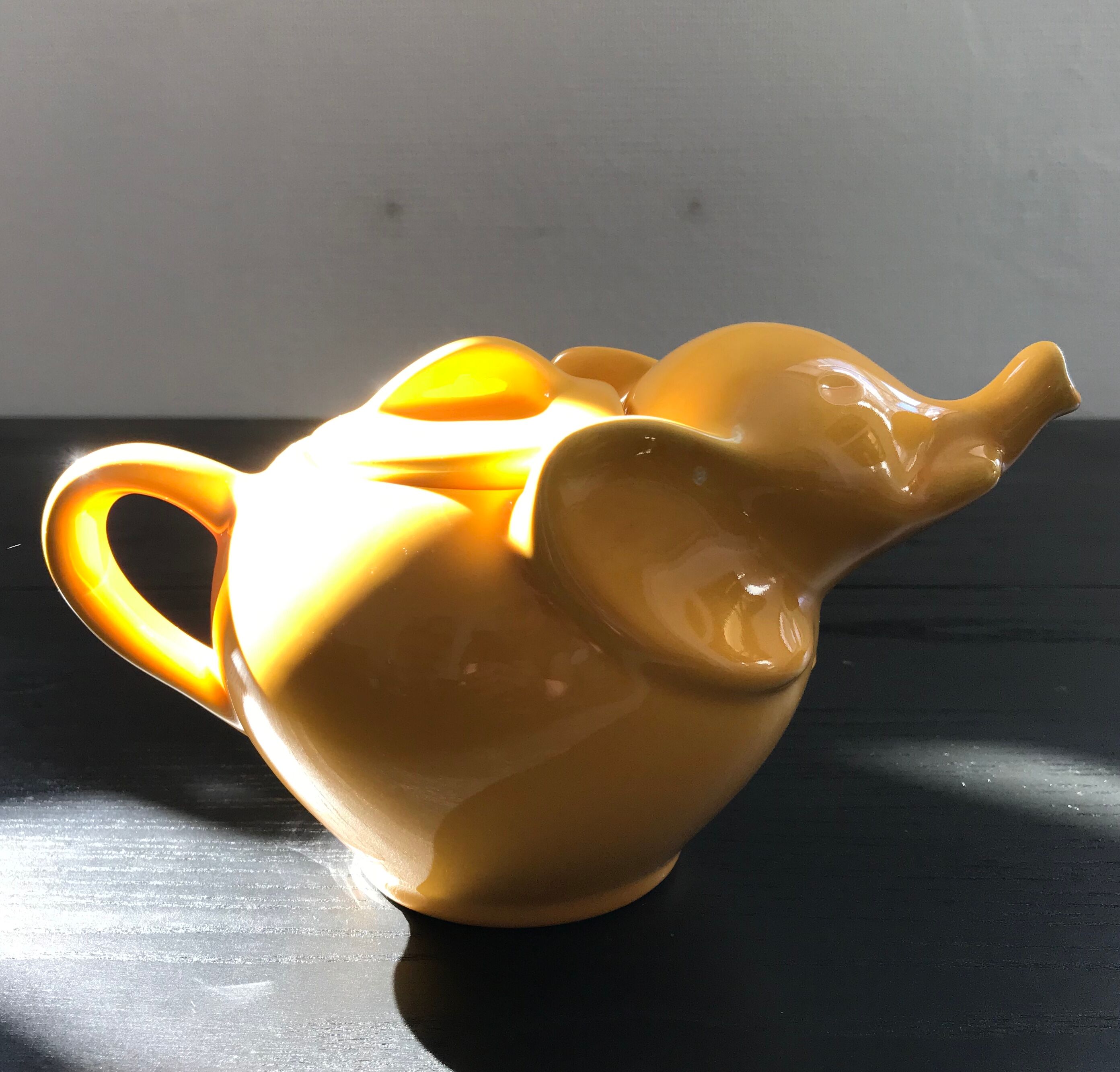 Yellow Elephant Teapot