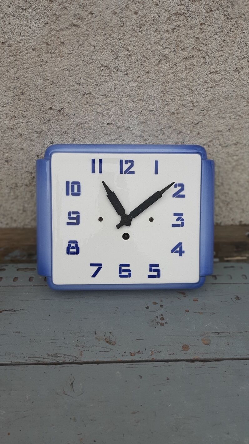 Vintage ceramic wall clock