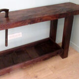 Workbench in oak, beech top