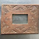 Antique hand carved  frame solid wood  22 cm x 17.5 cm