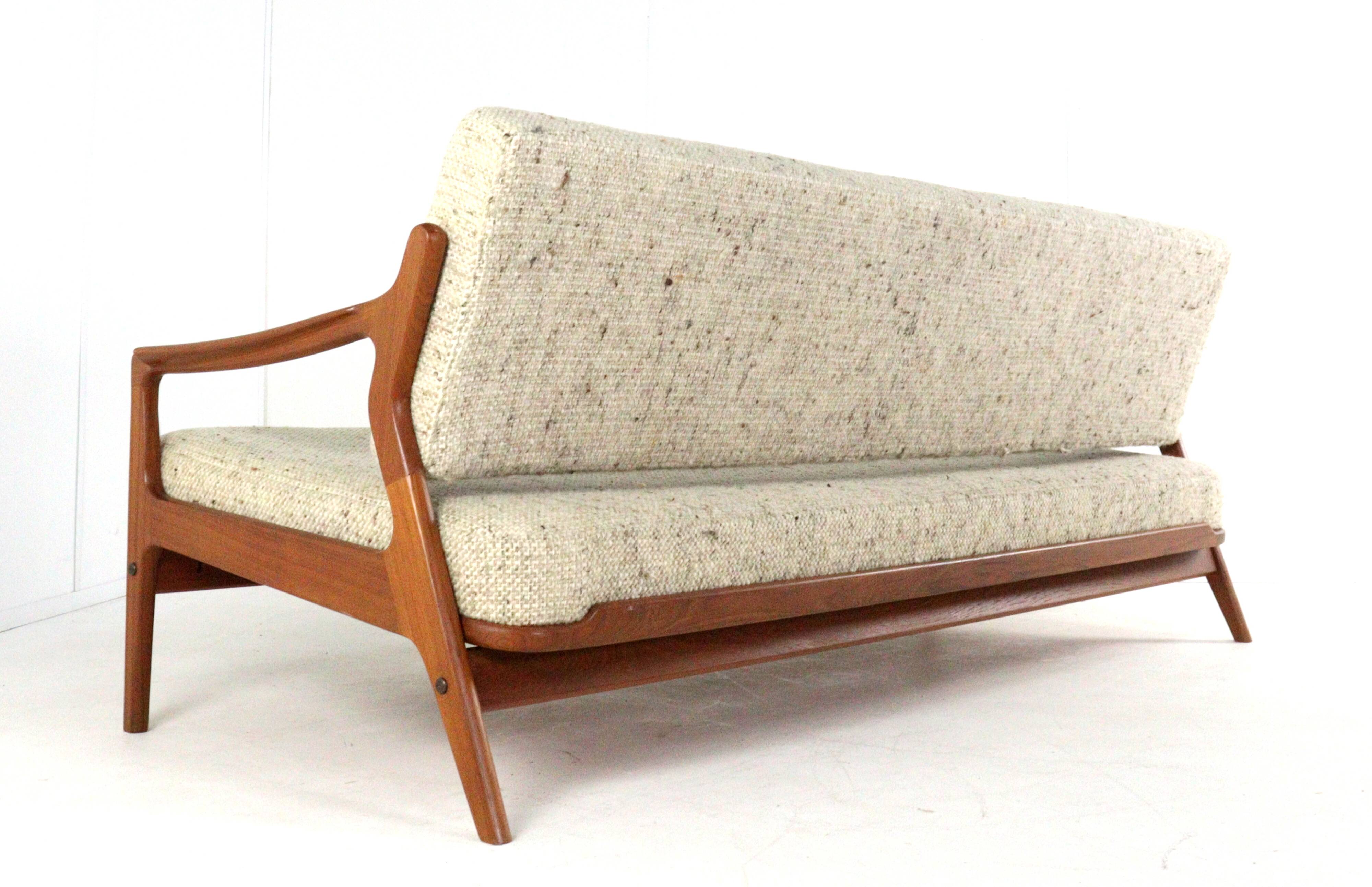 Arne Wahl Iversen pour lit de jour / canapé-lit Komfort - design danois en teck