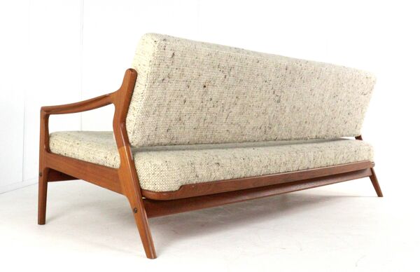 Arne Wahl Iversen pour lit de jour / canapé-lit Komfort - design danois en teck