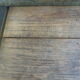 Square wooden table with 3 extensions